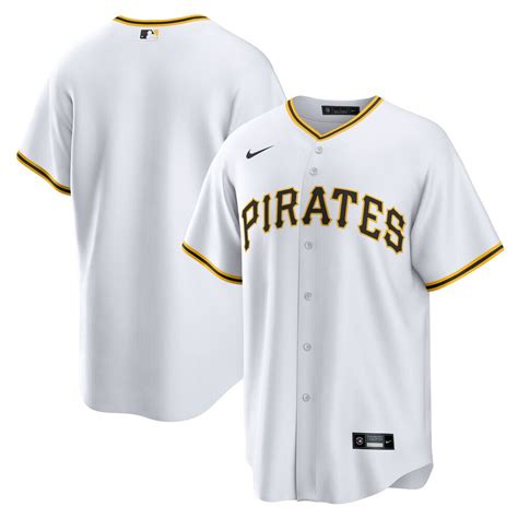 men's pittsburgh pirates nike white home blank replica jersey|nike pirates jersey.